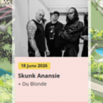 Delamere Forest Live Concert image of the Skunk Anansie  with the date 18th June
