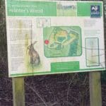 Sign of Marshall Arms giving a map and information about the area